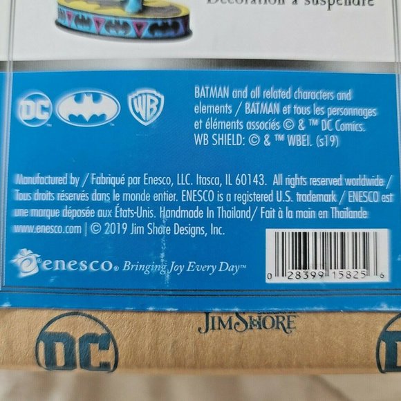 DC Comics Jim Shore Enesco Batman Dark Knight Detective Silver Age Ornament NIB - Picture 7 of 7